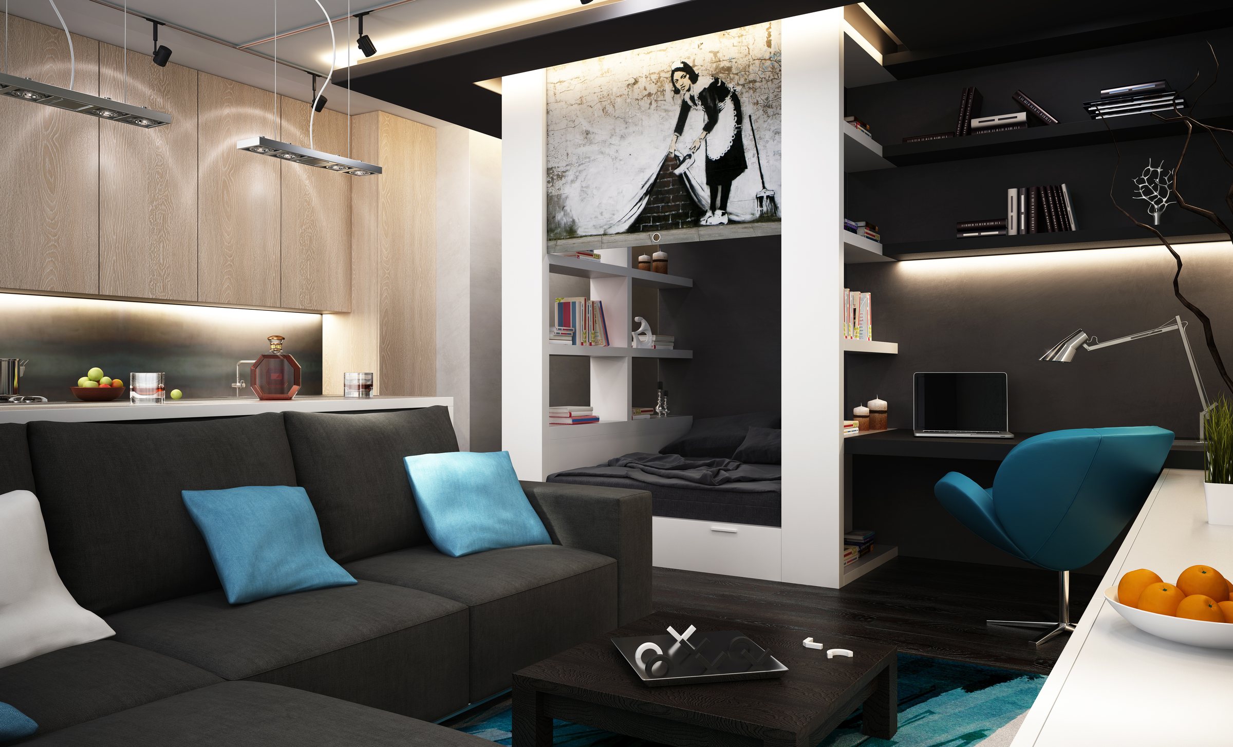 Premium hotel lounge for the Crays Club Berlin concept
