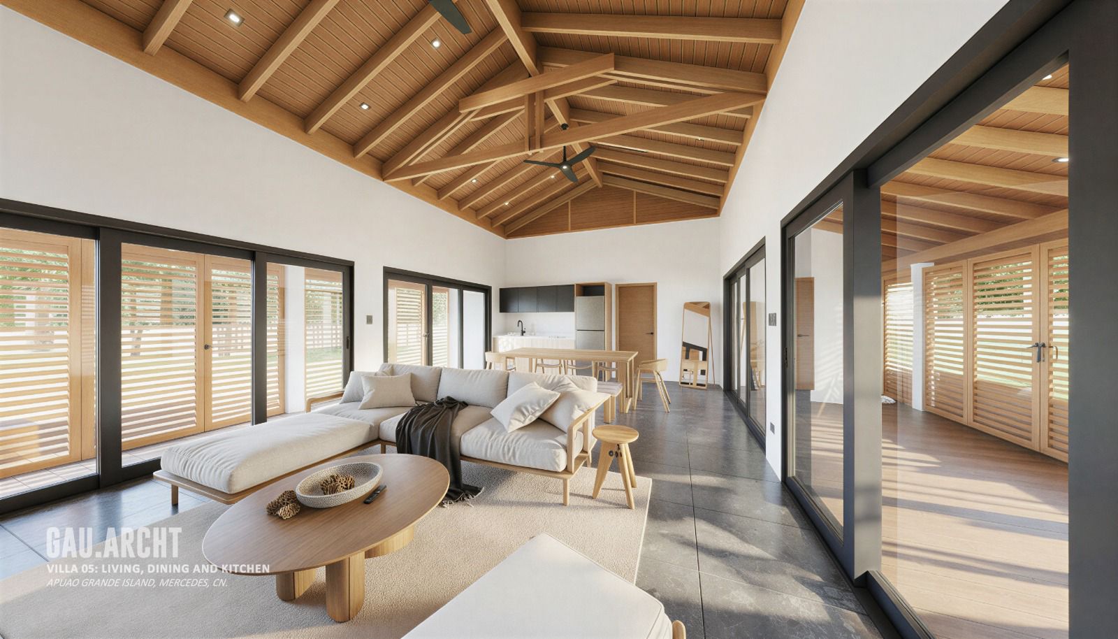 Proposed villa living room interior for Crays Mercedes Island